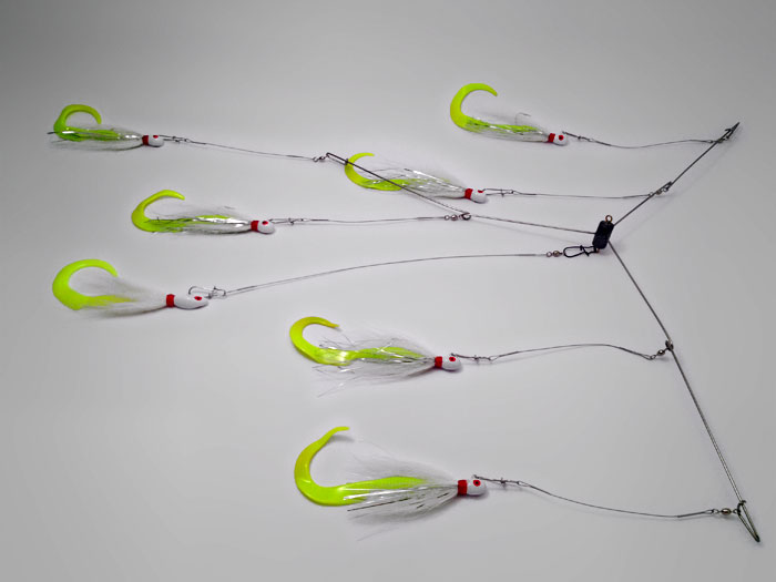 732DG 25FT GLOW SURGE TUBING FOR STRIPER/COBIA/GROUPER FISHING/UMBRELLA RIGS 